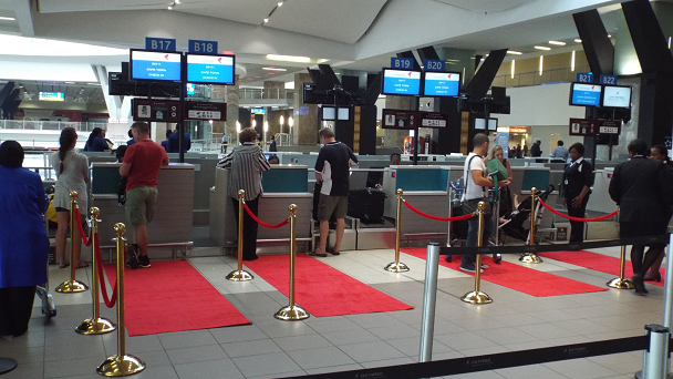 check in counter for skywise at or tabmo international airport